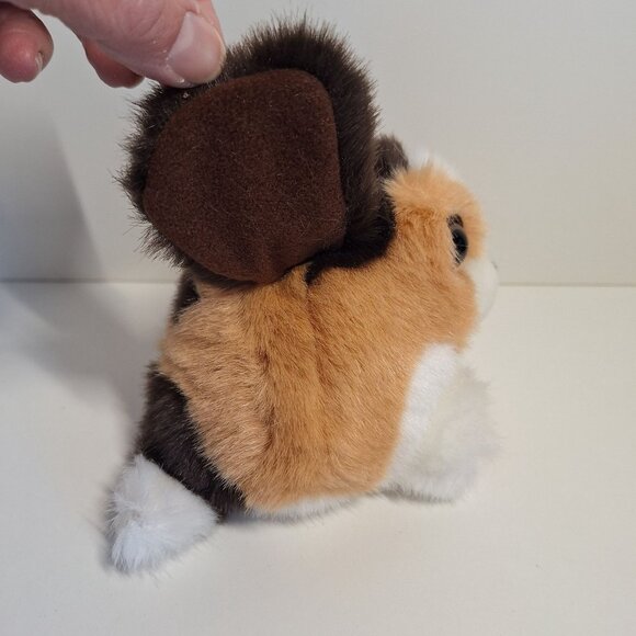 Vintage Puffkins Sherlock Plush Beagle Hound Dog 1994 W/ Tags Swibco Brown White - Picture 4 of 7